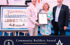 Alexandria-Washington Lodge No. 22 Recognizes Outstanding Community Service with Prestigious Award